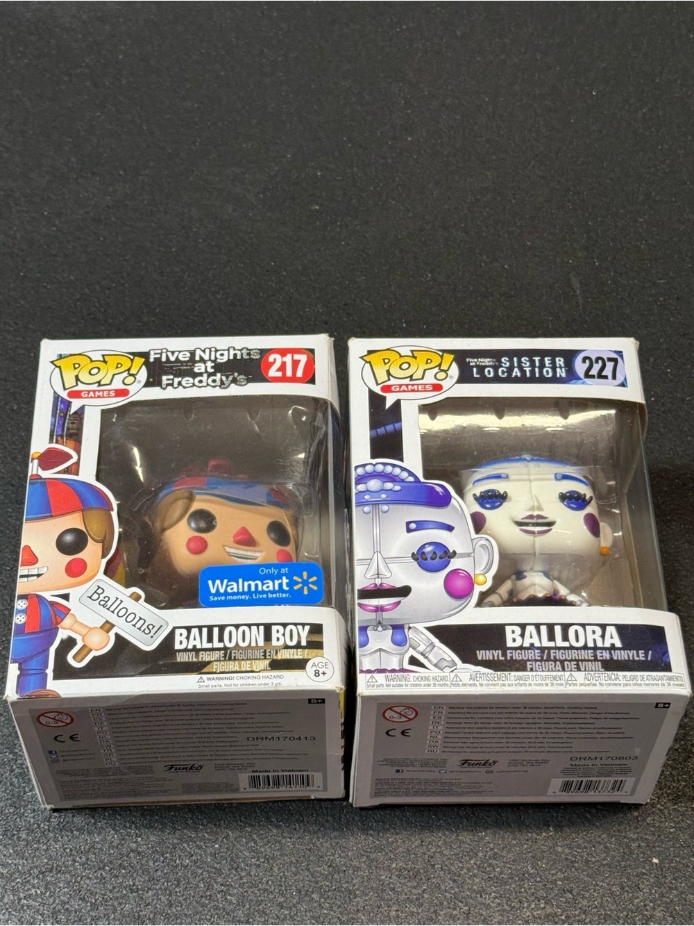 Lot Of 2 Five Nights At Freddy’s Funko Balloon Boy And Ballora​